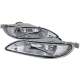 2002-2008 Toyota Solara/Camry/Corolla 9006 Fog Lights Kit Chrome/Clear Lens