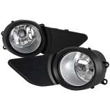 2011-2017 Toyota Sienna H11 Fog Lights Kit Chrome Housing/Clear Lens