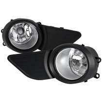 2011-2017 Toyota Sienna H11 Fog Lights Kit Chrome Housing/Clear Lens