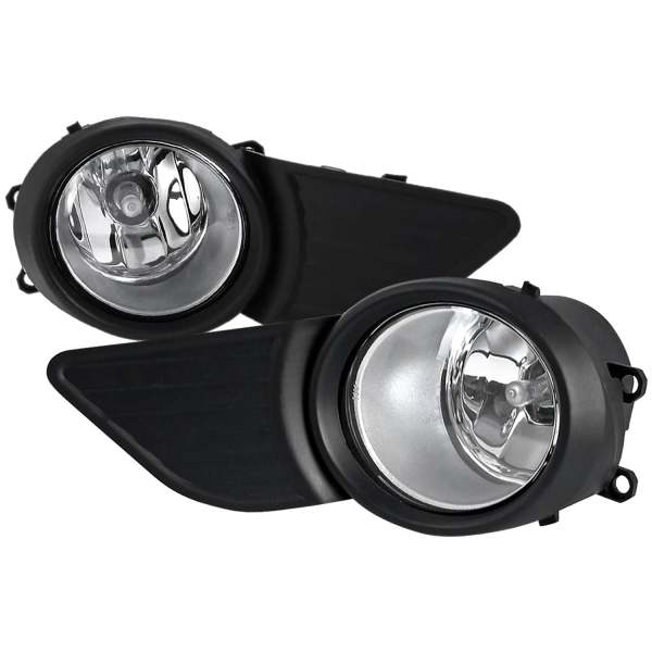 2011-2017 Toyota Sienna H11 Fog Lights Kit Chrome Housing/Clear Lens