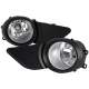 2011-2017 Toyota Sienna H11 Fog Lights Kit Chrome Housing/Clear Lens