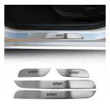 2018-2025 Volvo XC60 Door Sill Scuff Plate Scratch Protector Sport Stainless Steel 4x