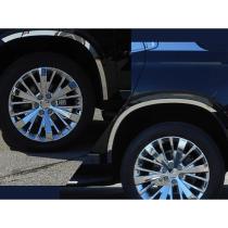 2021-2025 Chevrolet Tahoe Stainless Steel Wheel Well Trim 4 Pcs