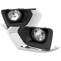2018-2021 Chevrolet Traverse Fog Lights Kit Chrome Housing/Clear Lens