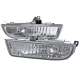 1997-2001 Honda Prelude H3 Fog Lights Kit Chrome Housing/Yellow Lens