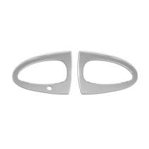 2007-2015 Smart ForTwo Car Door Handle Cover Protector Stainless Steel Chrome 2 Pcs