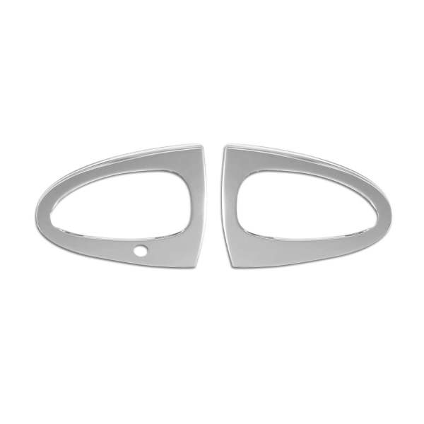 2007-2015 Smart ForTwo Car Door Handle Cover Protector Stainless Steel Chrome 2 Pcs