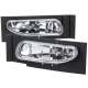 1994-1998 Ford Mustang V6 899 Fog Lights Kit Chrome Housing/Clear Lens