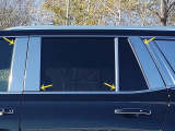 2021-2025 Chevrolet Tahoe GMC Yukon Stainless Steel Pillar Trim 8 Pcs
