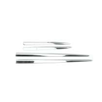 2016-2023 Fiat 500X Side Door Molding Trim Skirt Garnish Stainless Steel Silver 4 Pcs