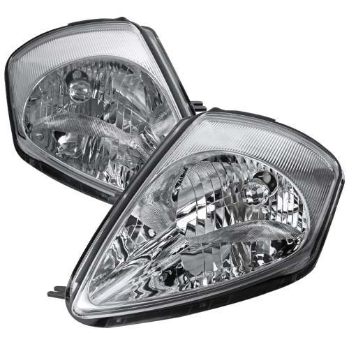 2000-2005 Mitsubishi Eclipse Factory Style Crystal Headlights Chrome/Clear