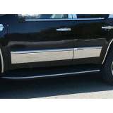 2007-2014 Cadillac Escalade Stainless Rocker Panel Trim 4Pc