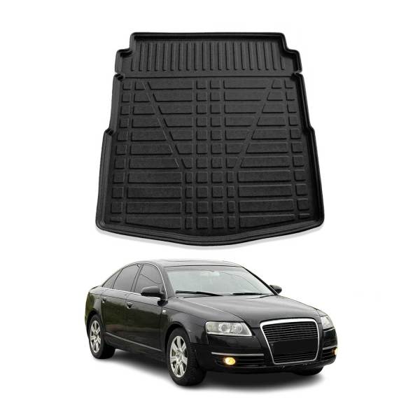 2005-2011 Audi A6 S6 Sedan Cargo Liner Trunk Mat All Weather Black