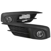 2016-2018 Honda Civic Coupe/Sedan H11 Fog Lights Kit Chrome/Clear Lens
