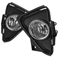 2016-2018 Toyota RAV4 H16 Fog Lights Kit Chrome Housing/Clear Lens