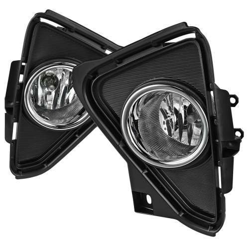 2016-2018 Toyota RAV4 H16 Fog Lights Kit Chrome Housing/Clear Lens