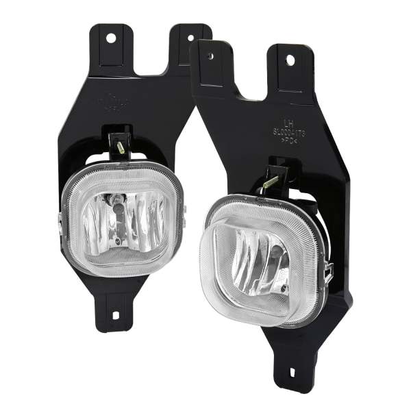 1999-2004 Ford F-250/F-350/Excursion H10 Fog Lights Chrome/Clear Lens