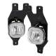 1999-2004 Ford F-250/F-350/Excursion H10 Fog Lights Chrome/Clear Lens