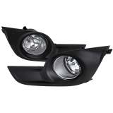 2013-2015 Nissan Altima Sedan H11 Fog Lights Kit Chrome Housing/Clear Lens