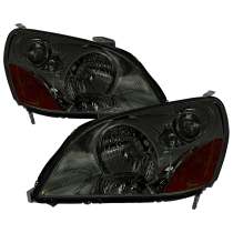 2003-2005 Honda Pilot Factory Style Headlight Chrome Housing/Smoke Lens