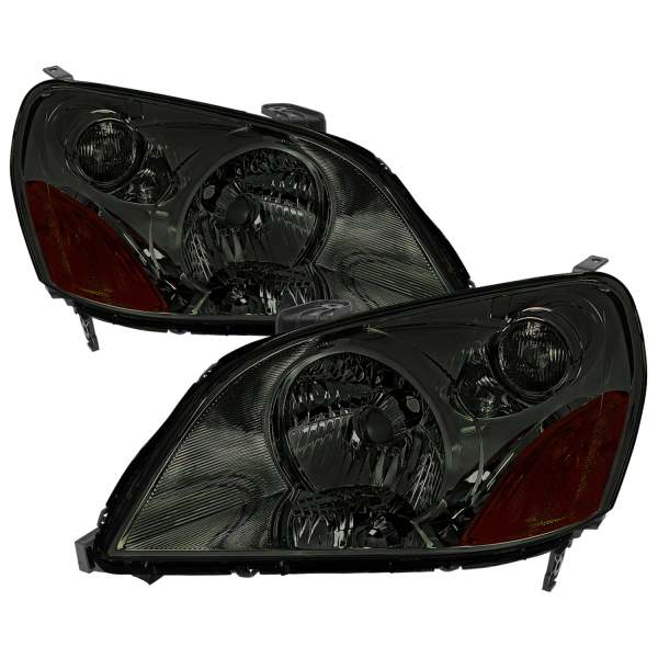 2003-2005 Honda Pilot Factory Style Headlight Chrome Housing/Smoke Lens