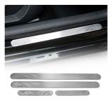 Toyota Door Sill Scuff Plate Scratch Protector Stainless Steel Silver Wave 4 Pcs
