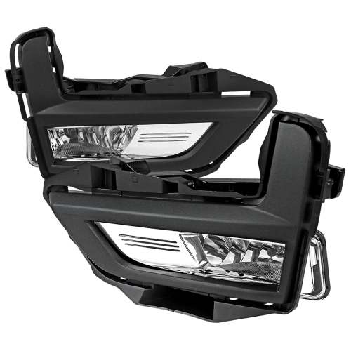 2017-2018 Nissan Rogue H8 Fog Lights Kit Chrome Housing/Clear Lens