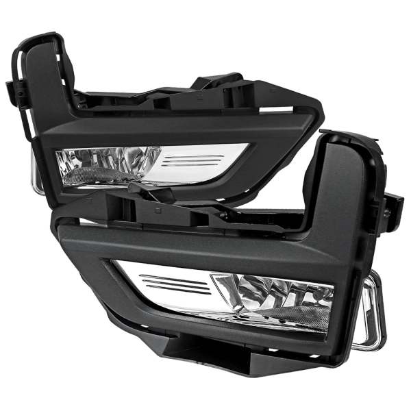 2017-2018 Nissan Rogue H8 Fog Lights Kit Chrome Housing/Clear Lens