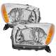2001-2003 Toyota RAV4 Factory Style Headlights Chrome Housing/Clear Lens