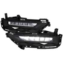 2016-2017 Honda Accord Coupe LED Fog Lights Kit Chrome Housing/Clear Lens