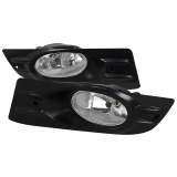 2006-2007 Honda Accord Coupe H11 Fog Lights Kit Chrome Housing/Clear Lens