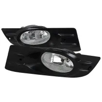 2006-2007 Honda Accord Coupe H11 Fog Lights Kit Chrome Housing/Clear Lens