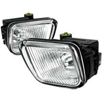 1996-1998 Honda Civic H3 Fog Lights Kit Chrome Housing/Clear Lens
