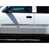 2006-2007 Chevrolet Trailblazer Stainless Rocker Panel Trim 4 Pcs