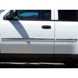 2006-2007 Chevrolet Trailblazer Stainless Rocker Panel Trim 4 Pcs