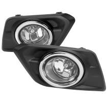 2014-2016 Nissan Rogue H11 Fog Lights Kit Switch & Wiring Harness Chrome/Clear