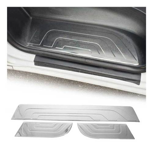 2019-2025 Mercedes Sprinter W907 910 Door Sill Scuff Plate Scratch Stainless Steel 3Pcs