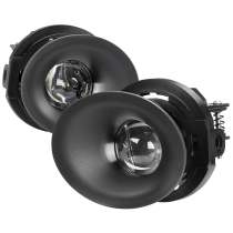 2015-2018 Dodge Challenger H11 12V/55W Projector Fog Lights Kit Chrome/Clear