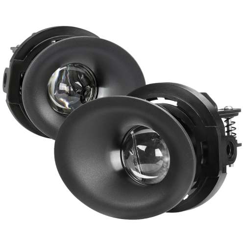 2015-2018 Dodge Challenger H11 12V/55W Projector Fog Lights Kit Chrome/Clear