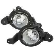 2018-2019 Toyota C-HR 12V/55W H11 Fog Lights Kit Chrome Housing/Clear Lens