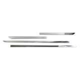 2015-2016 Kia Sportage Side Door Molding Trim Skirt Garnish Stainless Steel Silver 4Pcs