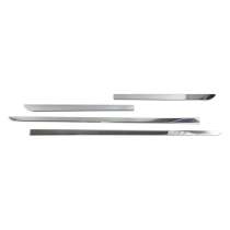 2015-2016 Kia Sportage Side Door Molding Trim Skirt Garnish Stainless Steel Silver 4Pcs