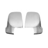 2019-2025 Mercedes Sprinter W907 910 Side Mirror Cover Caps Stainless Steel Silver 2Pcs