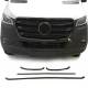 2019-2025 Mercedes Sprinter W907 910 Front Bumper Grill Trim Stainless Steel Dark 4x