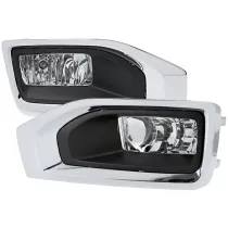2015-2018 GMC Yukon/Yukon XL Bumper Fog Lights Kit Chrome Housing/Clear Lens
