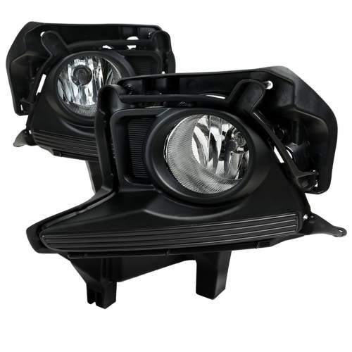 2015-2016 Toyota Highlander H16 Fog Lights Kit Chrome Housing/Clear Lens