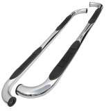 1999-2016 Ford F-250/350/450/550 SuperCrew 3 Chrome Steel Side Step Nerf Bars