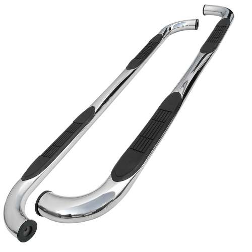 1999-2016 Ford F-250/350/450/550 SuperCrew 3 Chrome Steel Side Step Nerf Bars