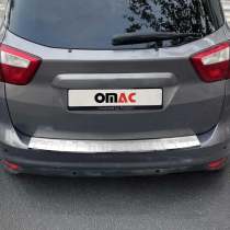 2013-2017 Ford C-Max Rear Bumper Guard Stainless Steel Glossy