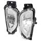 2020-2022 Ford Escape LED Fog Lights Kit Chrome Housing/Clear Lens